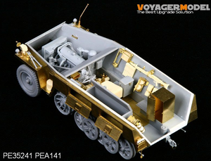 Voyager modèle PEA141 WWII allemand Sd.Kfz.250 NEU bacs de rangement et ailes (pour Kit DRAGON) 1/35 – image 2