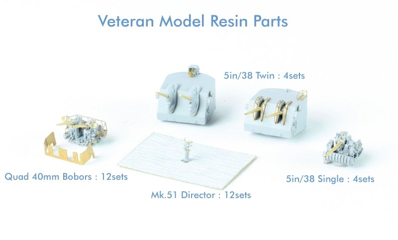Pontos 35006F1 USS CV-9 Essex 1943 Kit de détails (1/350) – image 11