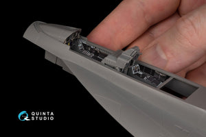 Intérieur imprimé en 3D et coloré sur papier décalcomanie pour F/A-18F tardif / EA-18G (Meng) de Quinta Studio QD48243 (Meng) 1/48 – Bild 4