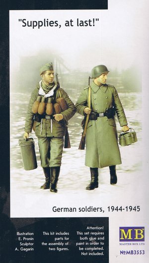 Master Box 3553 German soldiers in winter coat's 1944/1945 (Supplies at last) (1/35)