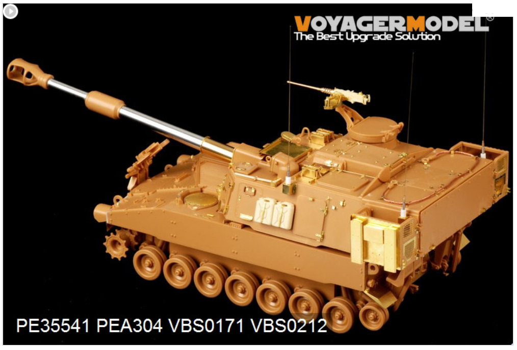 Maquette Voyager PE35541 Obusier automoteur moderne M109A6 de l&amp;#39;armée américaine Pour TAMIYA 37012/ITALERI 372 1/35 – image 2