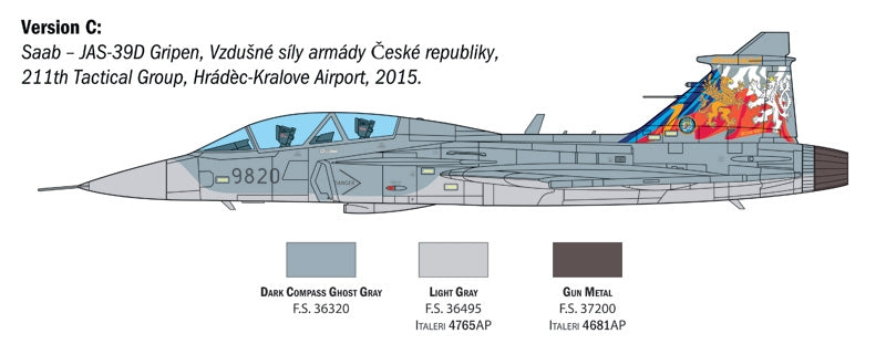 Italeri 2664 JAS-39D GRIPEN BI-PLACE 1/48 – image 5