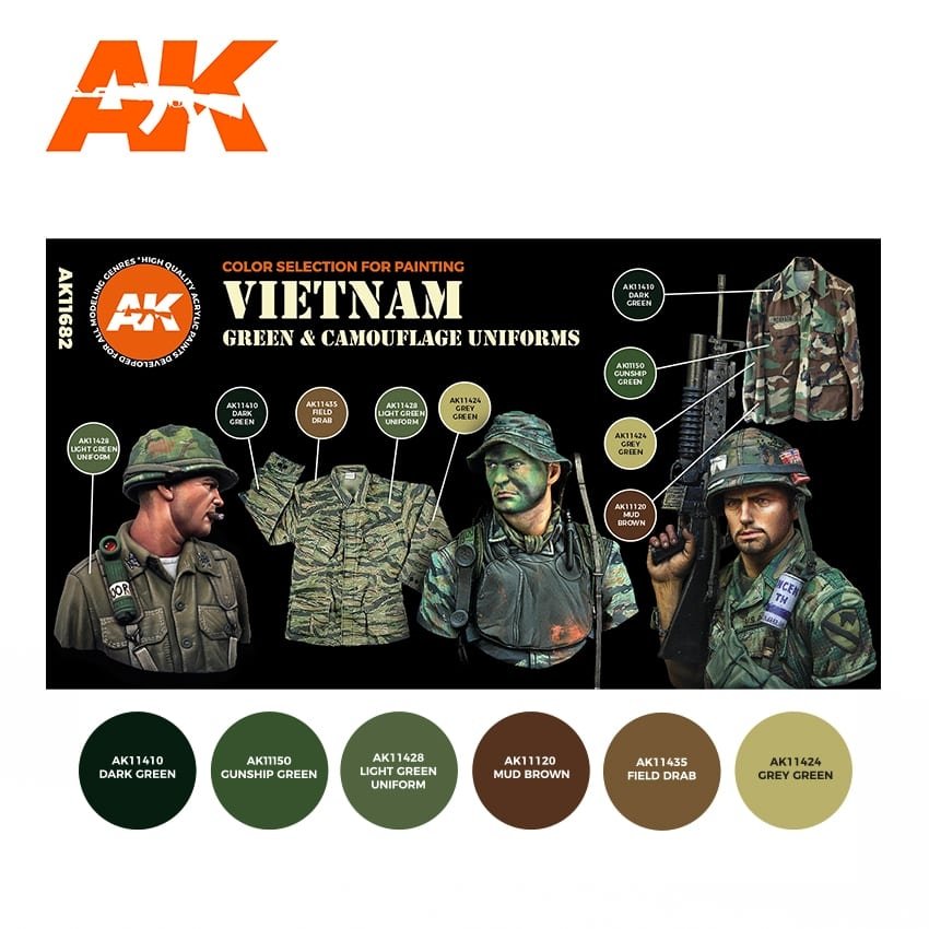 AK Interactive AK11682 UNIFORMES VERT VIETNAM ET CAMOUFLAGE – Bild 2