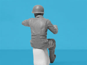 ICM 35599 Patrouille militaire américaine de la Seconde Guerre mondiale (G7107 avec MG M1919A4) 1/35 – image 18