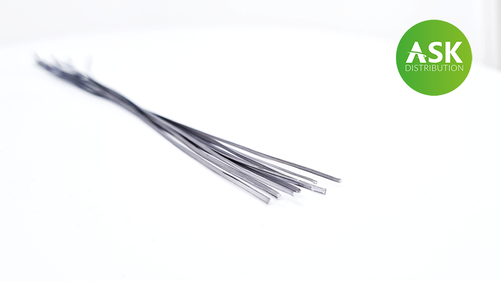 Fil conducteur ASK T0077 - Plat 0,2 x 1,5 x 140 mm (10 pièces)