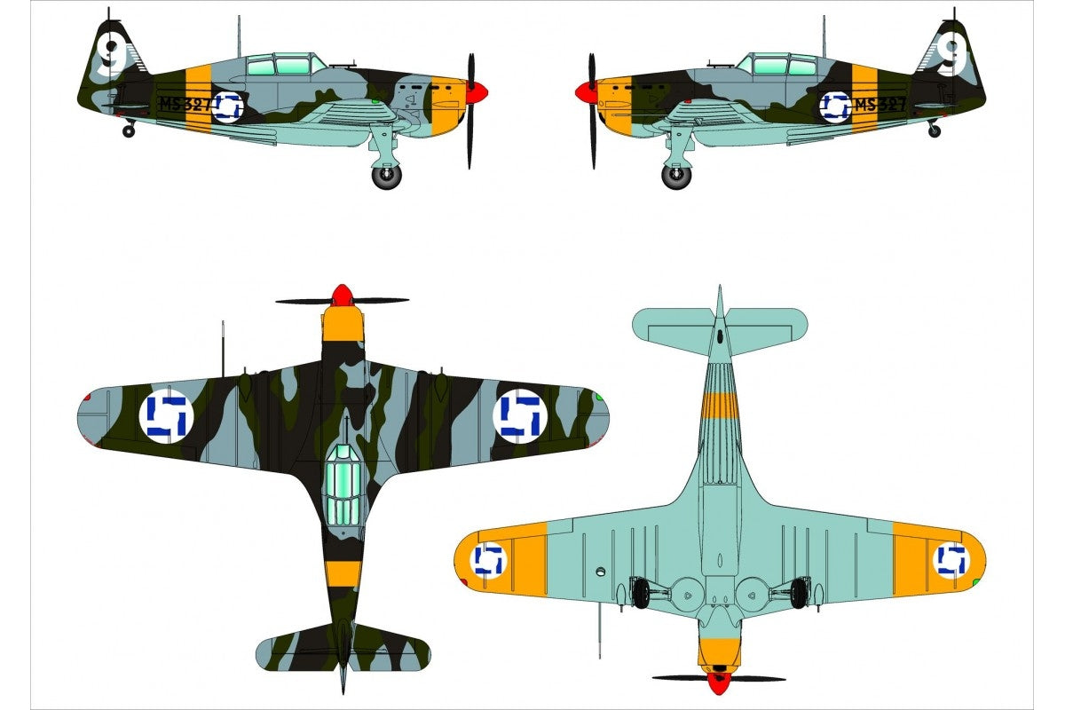 Dora Wings 48057 Morane-Saulnier MS.406.C1 - As finlandais 1/48 – image 3
