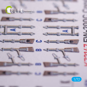 Kelik K72147 FW-200C Condor - interior 3D decals for Trumpeter kit 1/72