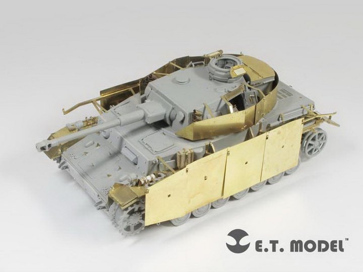 E.T. Model E35-086 WWII German Pz.Kpfw.IV Ausf.G Apr-May 1943 Production Schurzen (For DRAGON Smart Kit) 1/35 – zdjęcie 5