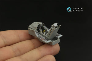 Intérieur imprimé en 3D et coloré sur papier décalcomanie pour le F-16C Block 25 de Quinta Studio QD48400 (outillage Kinetic 2022), échelle 1/48 – immagine 12