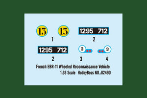 Hobby Boss 82490 Véhicule de reconnaissance à roues français EBR-11 (1/35) – image 4