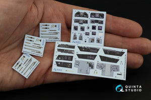 Intérieur imprimé en 3D et coloré sur papier décalcomanie Quinta Studio QD48050 F/A-18F (Hasegawa) au 1/48 – image 3