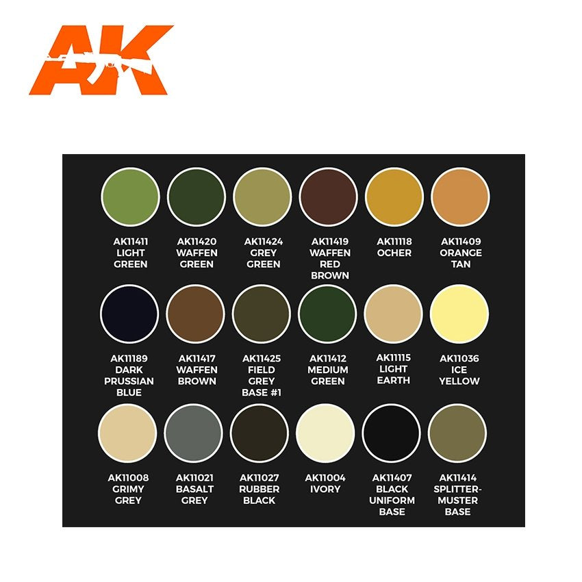 Coffret Signature AK Interactive AK11759 – Calvin Tan 3G Colors 3Gen 18 x 17 ml – image 3