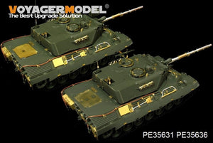 Maquette Voyager PE35636 Leopard 1A4 MBT allemand moderne, version B, avec canon (pour MENG TS-007), échelle 1/35 – immagine 4