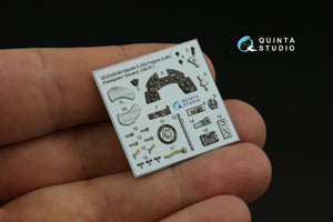 Quinta Studio QD48390 Macchi C.202 Folgore Late 3D-Printed &amp;amp; coloured Interior on decal paper (Hasegawa/Eduard) 1/48 – zdjęcie 4