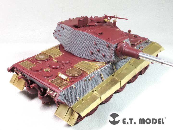 ET Model E35-259 WWII German KING TIGER (Tourelle Henschel) Basic (Pour kit MENG) (1/35) – immagine 5