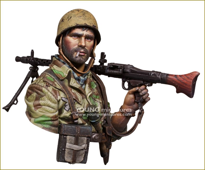 Young Miniatures YM1892 Parachutistes allemands de la Seconde Guerre mondiale 1/10