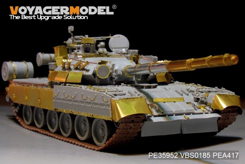 Maquette Voyager PE35952 Char de combat principal russe moderne T-80U (lanceur de fumée inclus) pour TRUMPETER 09525 1/35  – Bild 15