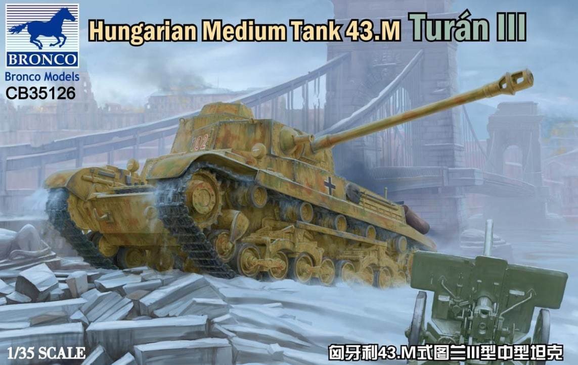 Bronco CB35126 Char moyen hongrois 43.m Turan III 1/35