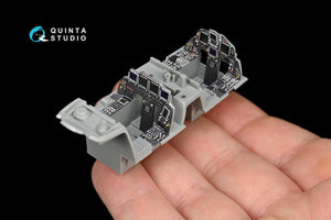 Intérieur imprimé en 3D et coloré sur papier décalcomanie Quinta Studio QD48112 F-15I (pour kit GWH) 1/48 – Bild 7