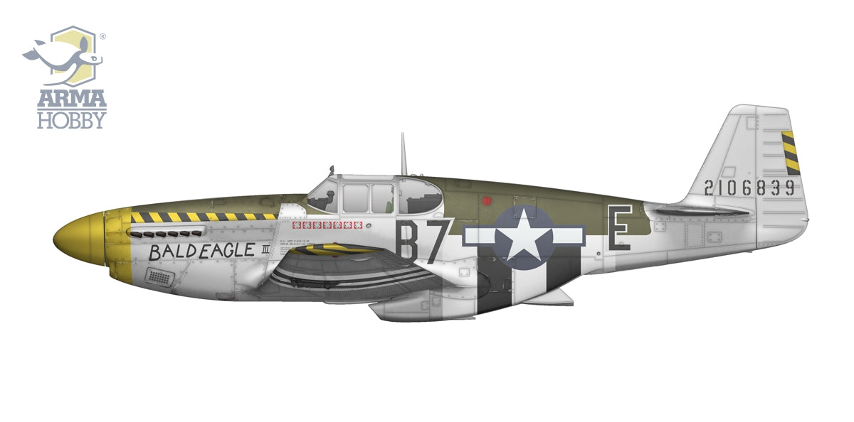 Arma Hobby 70069 P-51 B Mustang Deluxe Set 1/72 – Bild 10