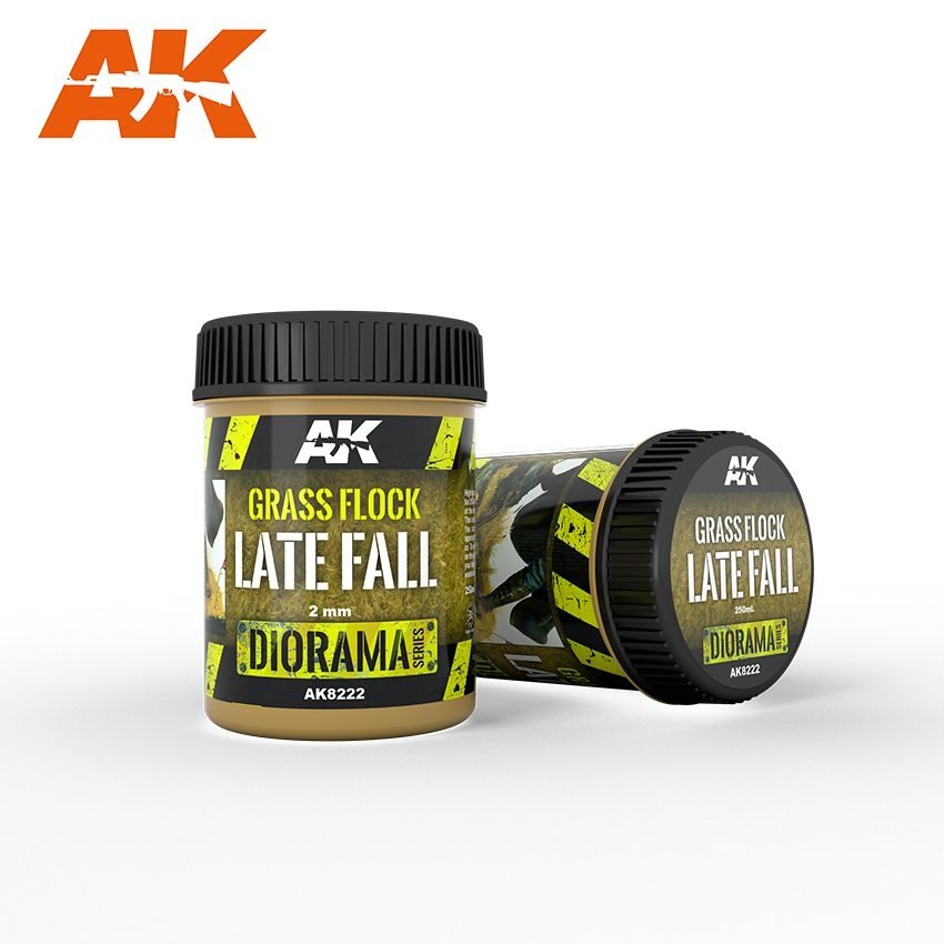 AK Interactive AK8222 FLOCODIL D&amp;#39;HERBE 2MM FIN D&amp;#39;AUTOMNE – immagine 2