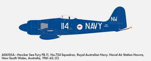Airfix 06105A Hawker Sea Fury FB.11 1/48  – imagen 7