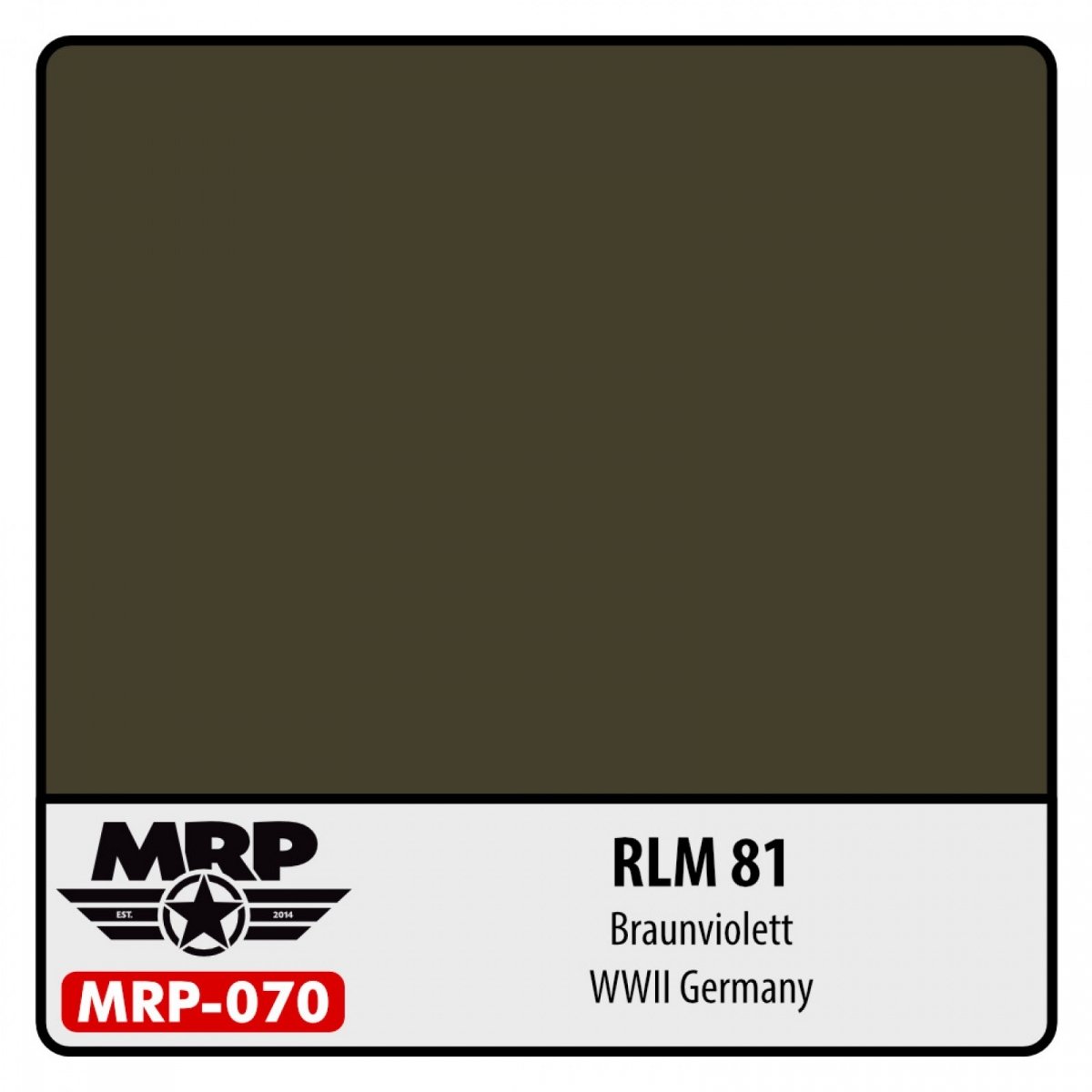 Peinture MR. Paint MRP-070 RLM 81 Braunviolet Seconde Guerre mondiale Allemande 30 ml