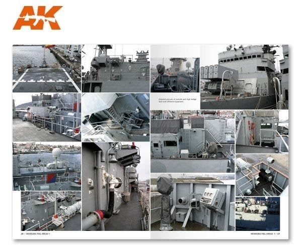AK Interactive AK098 MODÉLISATION COMPLÈTE 1 / CLASSE KNOX &amp;amp; BALEARES EN – image 5