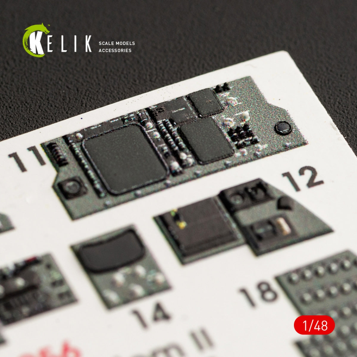 Décalcomanies 3D intérieures KELIK K48056 pour maquette MENG au 1/48 – image 7
