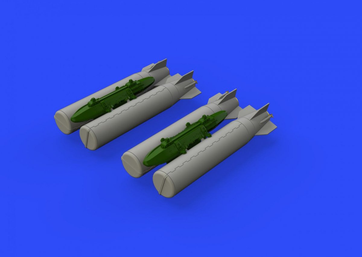 Bombes à fragmentation Eduard 648325 M36 au 1/48