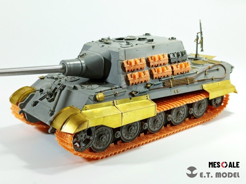ET Model P35-012 Chenilles fonctionnelles pour King Tiger/Jagdtiger allemand de la Seconde Guerre mondiale (impression 3D) à l&amp;#39;échelle 1/35 – image 5