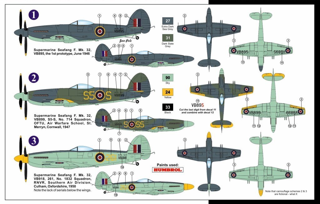AZ Modèle AZ7585 Supermarine Seafang F.Mk 32 (1/72) – immagine 2