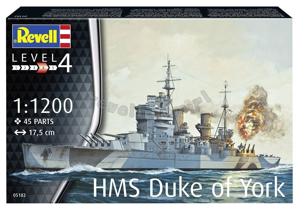 Revell 65182 Maquette du HMS Duke of York à l&amp;#39;échelle 1/1200  – image 2