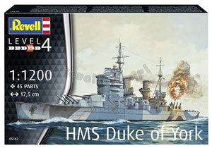 Revell 65182 Maquette du HMS Duke of York à l&amp;#39;échelle 1/1200  – image 2