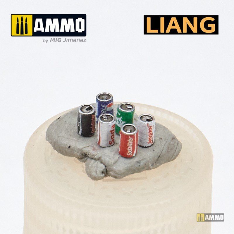 Liang 0412 Modèle imprimé en 3D Canettes de soda + Boîtes en carton Années 2000-2020 1/35 – image 6