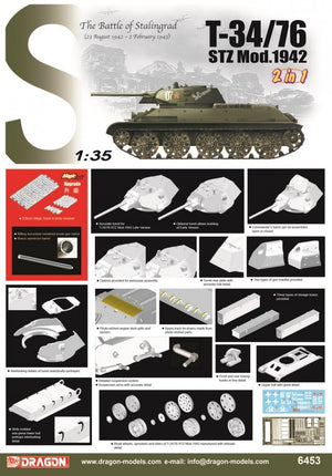 Dragon 6453 T-34/76 STZ Mod.1942 1/35  – immagine 2