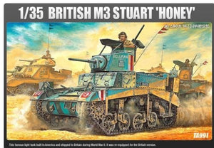 Academy 13270 BRITISH M3 STUART « HONEY » 1/35