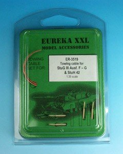 Eureka XXL ER-3519 Câble de remorquage pour StuG III Ausf. FG et StuH 42 1/35