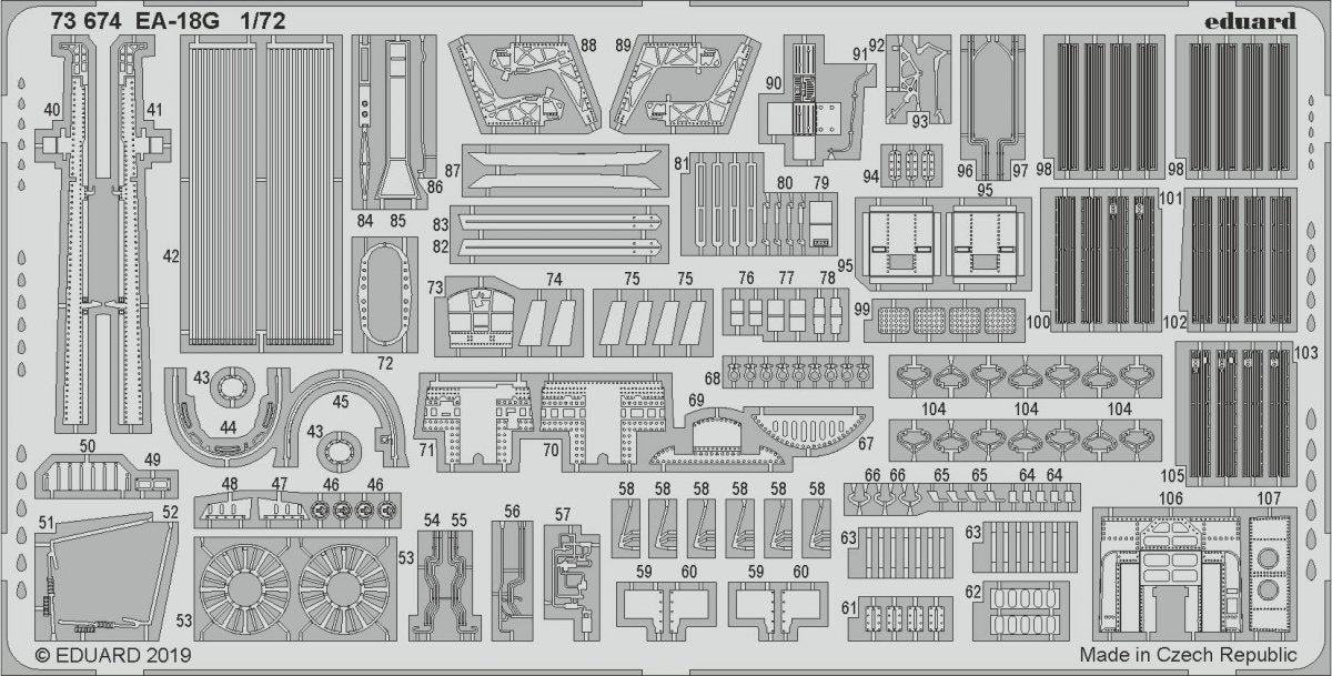 Eduard 73674 EA-18G HASEGAWA 1/72 – image 2