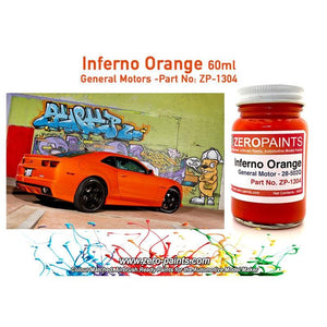 Peinture Zero Paints ZP-1304 - Orange Inferno (General Motors) 60 ml