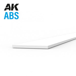 Bandes AK Interactive AK6705 0,25 x 4,00 x 350 mm – Bande ABS – 10 unités par sachet