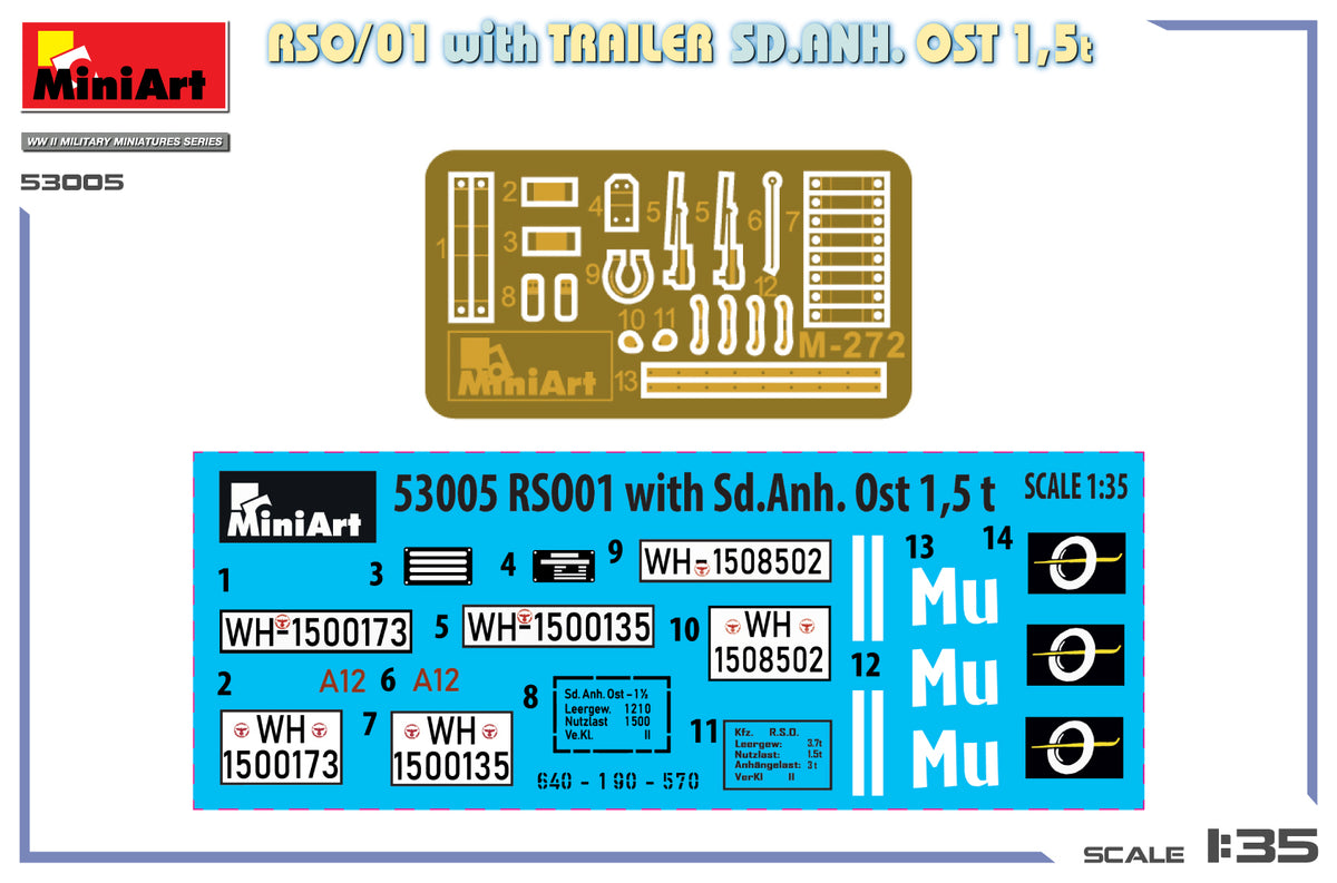 MiniArt 53005 RSO/01 with TRAILER SD.ANH. OST 1,5t 1/35 – image 19