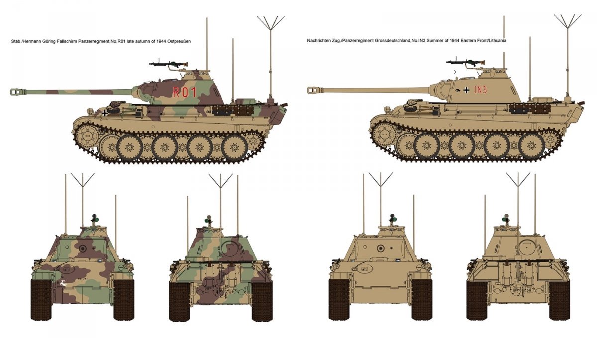 Rye Field modèle 5089 Panther Ausf.G Panzerbefehlswagen 1/35 – image 4