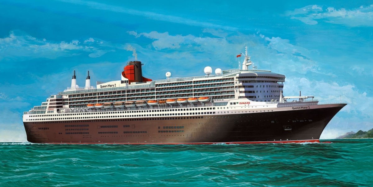 Revell 05199 Paquebot Queen Mary 2 Édition Platine 1/400 – immagine 4
