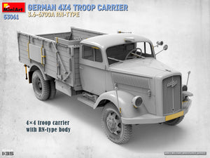MiniArt 53061 GERMAN 4X4 TROOP CARRIER 3.6-6700A RN-TYPE 1/35 – zdjęcie 2