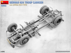 MiniArt 53061 GERMAN 4X4 TROOP CARRIER 3.6-6700A RN-TYPE 1/35 – zdjęcie 9
