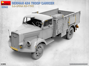 MiniArt 53061 GERMAN 4X4 TROOP CARRIER 3.6-6700A RN-TYPE 1/35 – zdjęcie 10