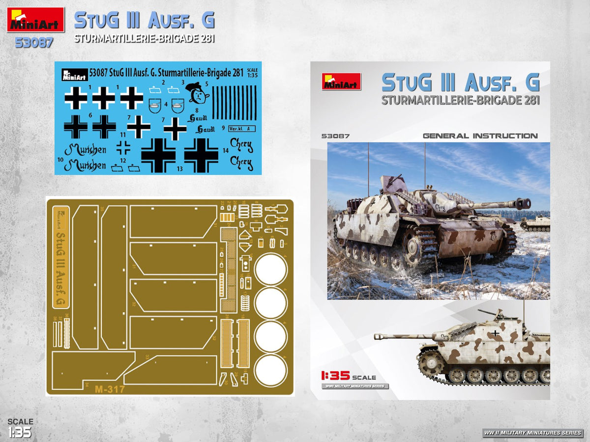 MiniArt 53087 StuG III Ausf. G. Sturmartillerie-Brigade 281 1/35 – image 6