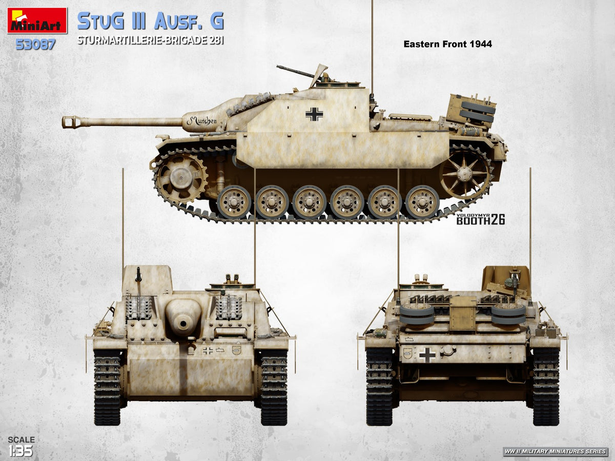 MiniArt 53087 StuG III Ausf. G. Sturmartillerie-Brigade 281 1/35 – image 3