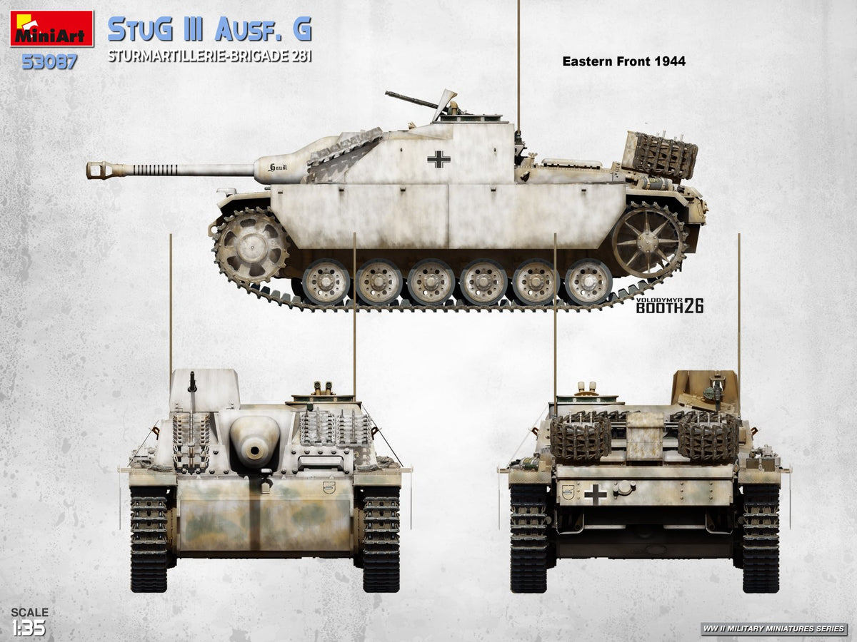 MiniArt 53087 StuG III Ausf. G. Sturmartillerie-Brigade 281 1/35 – image 4